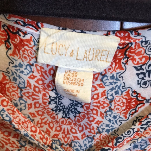 Lucy & Laurel Tops Lucy And Laurel 2x Summer Tunic Poshmark
